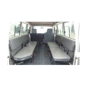 Black Duck supply covers for the 4 side facing bench seats in Troopys.
