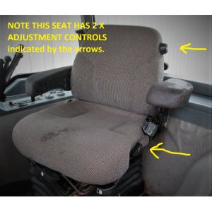Black Duck® Canvas Seat Covers offer maximum seat protection for your CASE IH 8900 Magnum and 9300 Steiger