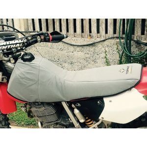 Miller Canvas supplies Quality Heavy Duty Canvas All-In-One Padded Seat & Tank covers for  HONDA XR 400R.