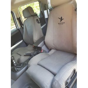 Black Duck Gey Denim custom designed and suitable for Recaro Ergomed seats.