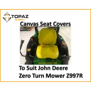 Ensure you purchase a Heavy Duty Canvas Seat Cover from Miller Canvas to help increase the resale value of your JOHN DEERE Z997R and Z930R Zero Turn Mowers