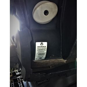 Black Duck Canvas or Denim Seat Covers to fit Grammer MSG95G/732 Seats