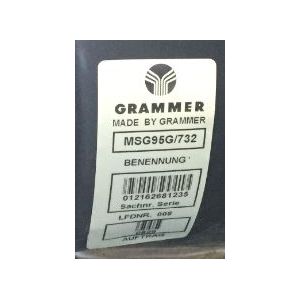 Black Duck Canvas or Denim Seat Covers to fit Grammer MSG95G/732 Seats