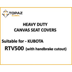 Quality Heavy Duty Canvas Seat Covers to suit your KUBOTA RTV50