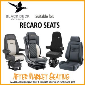 BE SURE TO FIT BLACK DUCK SEAT COVERS TO YOUR RECARO SPECIALIST-S SEAT
