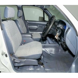Black Duck Seat Covers - Front Driver & Passenger Bucket (Set) - suitable for Toyota Hilux Utes 01/1998 - 04/2005 NOT SR5.