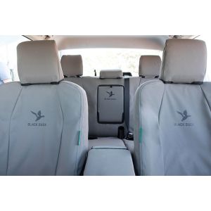BLACK DUCK SEAT COVERS - FRONT & REAR SEATS suitable for ISUZU D-MAX ALL NEW 2020 "CURRENT MODEL".