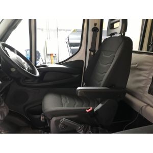 Black Duck Canvas or 4Elements Seat Covers to suit 6th GENERATION IVECO  DAILY VAN / 4X2, CAB CHASSIS / 4X2,  DUAL CAB CHASSIS.