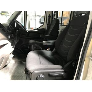 Black Duck Canvas or 4Elements Seat Covers to suit 6th GENERATION IVECO  DAILY VAN / 4X2, CAB CHASSIS / 4X2,  DUAL CAB CHASSIS.