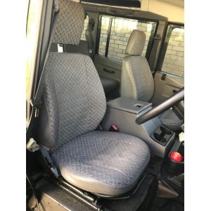 Black Duck™ Canvas Seat Covers offer maximum seat protection for your Landrover Defender (01/1993 - 2007)