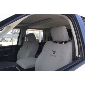 BLACK DUCK CANVAS PRODUCTS manufacture Australia's most POPULAR heavy-duty CANVAS, 4ELEMENTS or DENIM SEAT COVERS to suit your DODGE RAM 1500 LARAMIE V8 HEMI 4x4 CREW CAB from 2017 onwards.