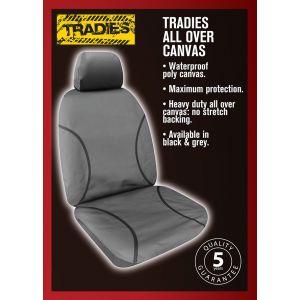 "TRADIES"  CANVAS or NEOPRENE SEAT COVERS suitable for Ford Ranger RAPTOR.