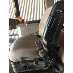 CONFIRM your seat by comparing it with the seats in the images, these seats are used in a wide variety of machines, they may be upholstered in either by cloth or vinyl.
Machines including: New Holland SP Windrower, Case IH Headers, Case IH Tractors, Cat Backhoe Loaders, Macdon SP Windrower
-3