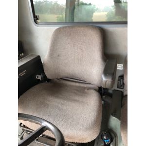 CONFIRM your seat by comparing it with the seats in the images, these seats are used in a wide variety of machines, they may be upholstered in either by cloth or vinyl.
Machines including: New Holland SP Windrower, Case IH Headers, Case IH Tractors, Cat Backhoe Loaders, Macdon SP Windrower
-2