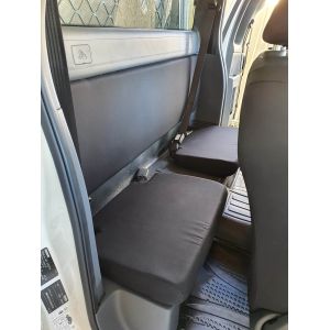 Rear Jump Seat PX1 - PX2 - PX3 Ford Ranger XL Super Cab from 07/2011 - Current year -  Black Duck Seat Covers
