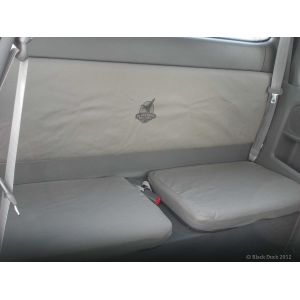 Rear Jump Seat PX1 - PX2 - PX3 Ford Ranger XL Super Cab from 07/2011 - Current year -  Black Duck Seat Covers
