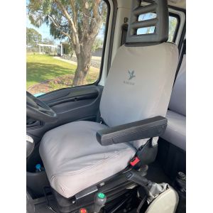 Driver & Passenger Buckets (pair) Iveco Daily Van (4x2 01/2008 - 12/2014) (4x4 01/2008 - 05/2016) Black Duck Canvas Seat Covers.