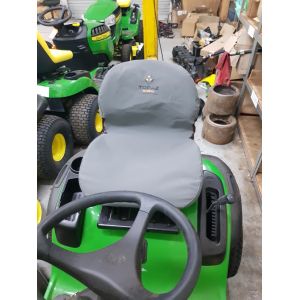 Heavy Duty Canvas Seat Covers to suit John Deere Ride On Mowers including X350 and X570  view of actual cover.