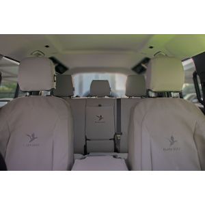 Black Duck Canvas or perhaps even try the new 4ELEMENTS fabric for the ULTIMATE protection for the seats in your Land Rover Defender.