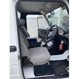 Black Duck Canvas Seat Covers to fit Mercedes G-Class Professional Cab/Chassis utes..