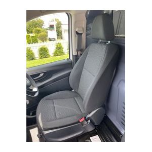 Driver and Passenger Bucket seats NO ARMRESTS - BLACK DUCK Canvas or 4Elements Seat COVERS Vito Van THESE COVERS SUIT THESE SEATS