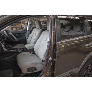 BLACK DUCK CANVAS PRODUCTS manufacture Australia's most POPULAR heavy-duty CANVAS or 4ELEMENTS SEAT COVERS to suit your Mitsubishi SPORT WAGON.