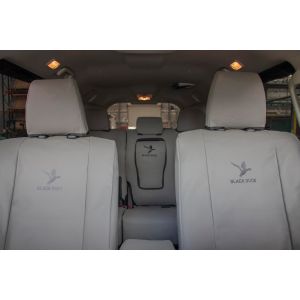 BLACK DUCK CANVAS PRODUCTS manufacture Australia's most POPULAR heavy-duty CANVAS or 4ELEMENTS SEAT COVERS to suit your Mitsubishi SPORT WAGON.