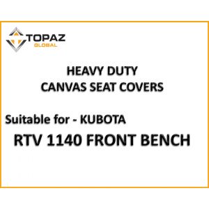 Quality Heavy Duty Canvas Seat Covers to suit your KUBOTA RTV1140 Front Bench Seat.