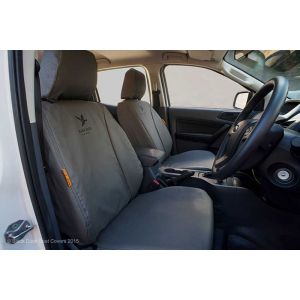 BLACK DUCK 4 Elements or Canvas Seat Covers -  provide maximum protection for your seats and are custom patterned to be suitable for Ford Ranger PX2 / PX3 - XL and XLS