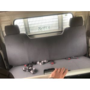 Black Duck™ Canvas Seat Covers Isuzu NH Series Trucks NNR NPR NPS NQR CREW CAB ONLY TIN074 REAR BENCH Seat.