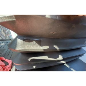 Black Duck® Canvas Seat Covers - CAT CHALLENGER  B Series Tractor approx 2005 fitted with a GRAMMER MSG741seat.