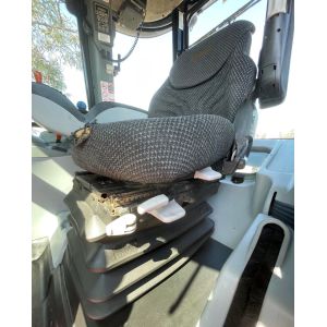 Black Duck® Canvas Seat Covers - CAT CHALLENGER  B Series Tractor approx 2005 fitted with a GRAMMER MSG741seat.