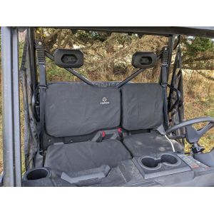 Quality Heavy Duty Canvas Seat covers for CF Moto UTV UFORCE 600.
BLACK CANVAS SHOWN