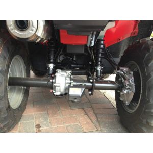 Heavy Duty Canvas Seat Cover to fit HONDA TRX500FPA FOREMAN ATV.
NOTE: The FPA is unusual in that it has a solid rear suspension and has 2 x shock absorbers.