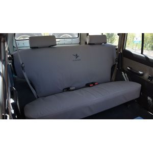 Black Duck Seat Covers - COMBINED SET - Front Driver & Passenger Bucket + Rear Bench Seat - suitable for L/Cruiser 60 SERIES GXL
