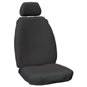 CHARCOAL GREY - EXPLORER - PREMIUM | FOAM BACKED | CANVAS SEAT COVERS suitable for TOYOTA HILUX from 10/2015 - current model