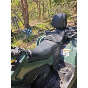 Canvas seat covers are available for Can-am 450 Outlander Max 2015+ Part# C792Q Main Seat Part# C863Q Rear Seat