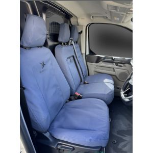 Black Duck Canvas Seat Covers | Ford Transit, Transit Custom VA from 09/2023 on