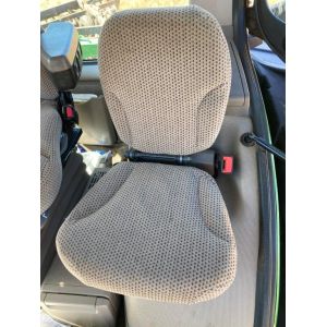 JOHN DEERE 8R Series from 2015 to approx 2019 - Black Duck Canvas or 4ELEMENTS Seat Covers  OPERATOR and BUDDY seat set.