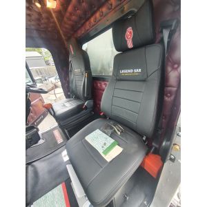KAB 554B  PASSENGER BUCKET SEAT with LHS seatbelt no A/R provision has winged H/R   Black Duck® SeatCovers