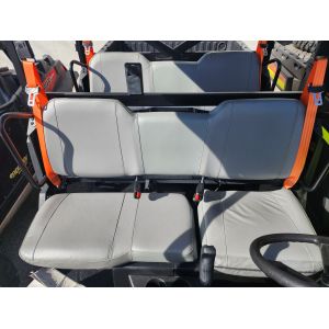  Miller Canvas supplies Quality Heavy Duty Canvas Seat Covers to suit Polaris Ranger Pro XD up to 2023. CREW SHOWN