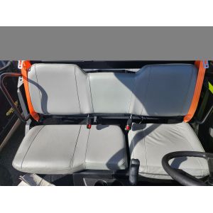 Canvas Seat Covers to fit Rear Row POLARIS RANGER CREW XP 1000. (3 piece set) 2 x seat base 1 x full width backrest.