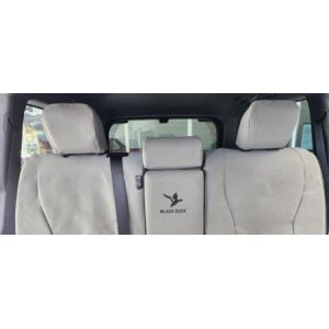 Black Duck SeatCovers Suitable for TOYOTA PRADO 250 Row2  covers shown.