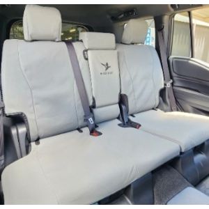 Black Duck SeatCovers Suitable for TOYOTA PRADO 250 Row2  covers shown.