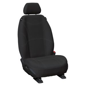 Black with Silver Stitching GETAWAY NEOPRENE SEAT COVERS