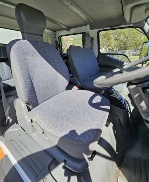BlackDuck® SeatCovers to suit CANTER FE 500/600 SERIES 4X2 AND FG600 SERIES 4X4 08/1995 - 09/2008 Single Cab and Crew cab.

NOTE THE VERY DISTINCTIVE HEADRESTS