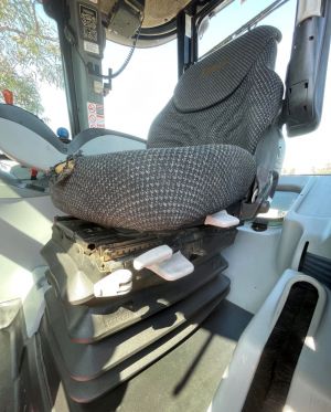 Black Duck® Canvas Seat Covers - CAT CHALLENGER  B Series Tractor approx 2005 fitted with a GRAMMER MSG741seat.
