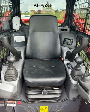 Heavy Duty Canvas Seat Covers custom designed to be suitable for your KUBOTA SVL75 SKID STEER LOADER.To fit this specific seat.
