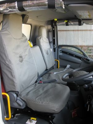 Black Duck™ Canvas Seat Covers to fit, Isuzu NH Series, we offer colour selection, the largest range & the best prices on Australia's most popular canvas seat covers for your Isuzu NH Series NNR, NPR, NPS, NQR