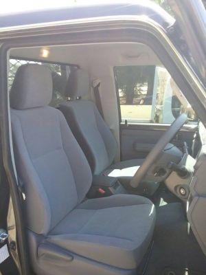 Toyota Landcruiser Single Cab 2017 Upgrade Black Duck Seat Covers.